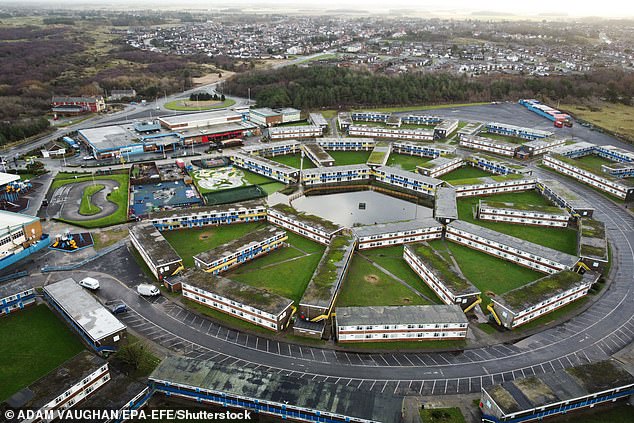 Pontin's popularity waned in the 1980s, when holidays abroad became more affordable. Above: Southport Pontins, which closed in January 2024