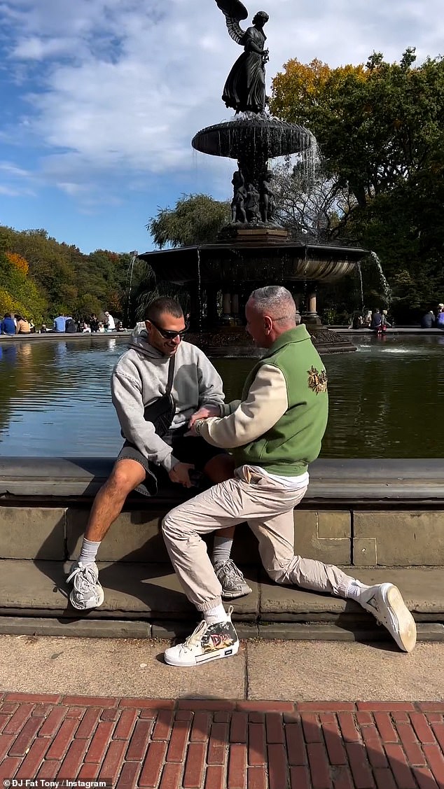 Tony and his partner Stavros got engaged last year. Last October, Tony shared a sweet clip on Instagram looking excited when Stavros said yes in front of a fountain in Central Park.