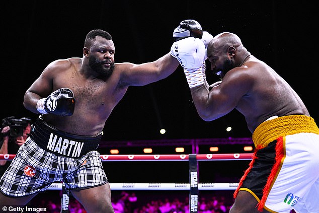 Martin Bakole (left) is a huge unit with a punch to match, but little experience at 31 years old