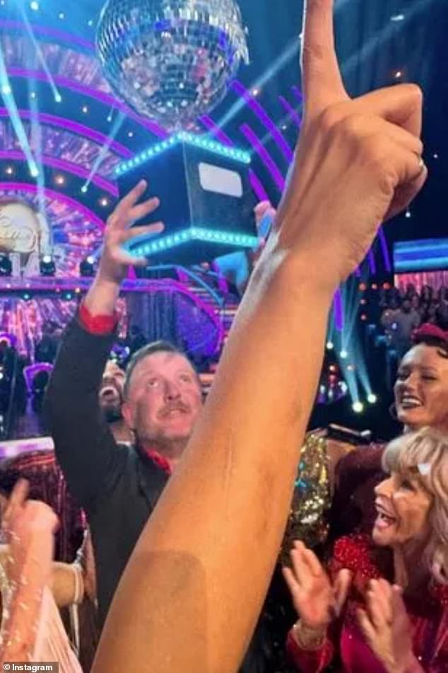 The professional dancer, 34, and her partner, comedian Chris McCausland, 47, were crowned 2024 champions after the comedian made history as the show's first blind contestant and winner.