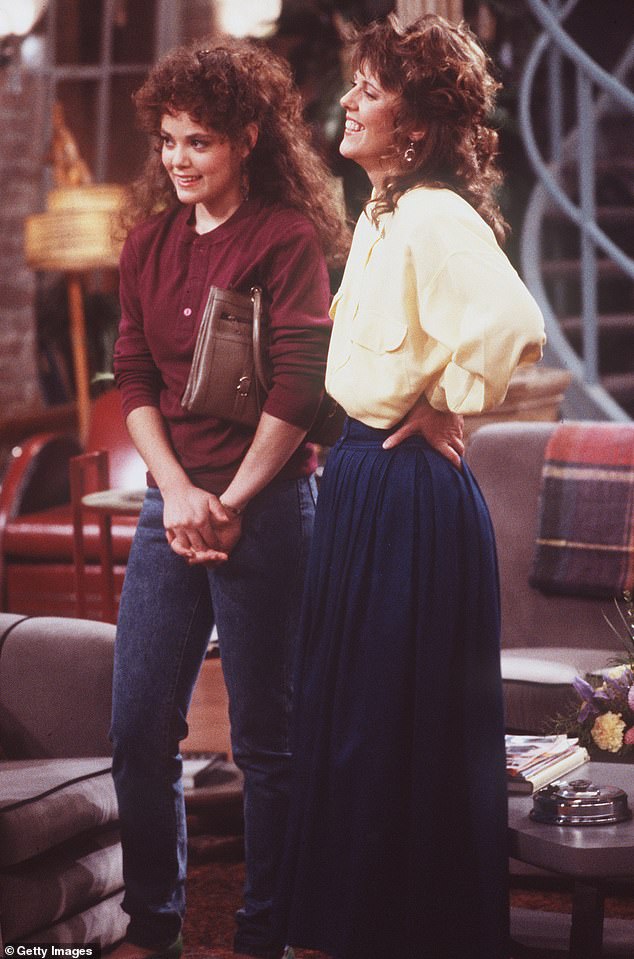 Dawber later appeared in another sitcom, My Sister Sam, which aired on CBS from 1986 to 1988 (seen above with the late Rebecca Schaeffer).