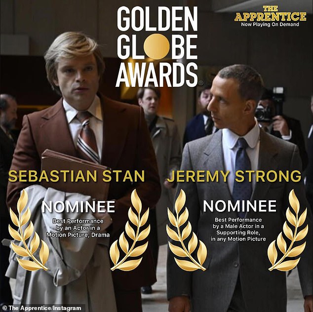 Noor's critically acclaimed Donald Trump biopic The Apprentice only made back $12.1 million of its $16 million budget, but earned two Golden Globe nominations and three Independent Spirit Award nominations .