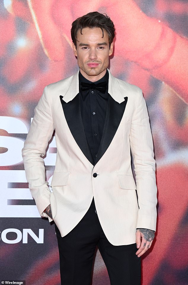 Liam arrives at the "All those voices" UK premiere at Cineworld Leicester Square on March 16, 2023