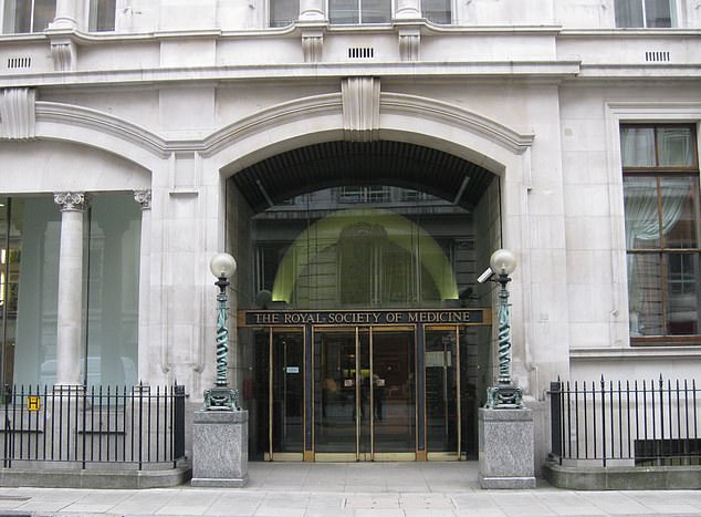 McDonald said he will make his announcement tomorrow afternoon at the Royal Society of Medicine (pictured) in London.