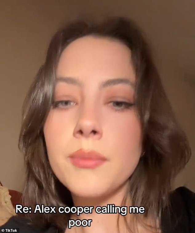 While responding to Ali's claims, Hallie said the TikTok only commented because she is 