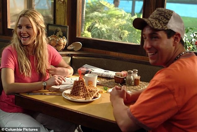 Adam Sandler and Drew Barrymore play soulmates in the movie 50 First Dates