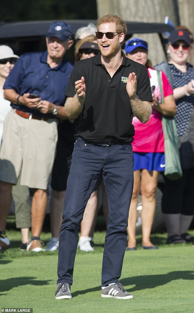 The Prince wore a pair of £70 Dockers chinos to an Invictus Games event in 2017