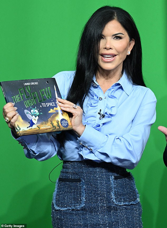 The former TV star explained that she was inspired to write the tome in order to encourage children who are currently experiencing the same struggles she once faced with dyslexia. (Pictured: Sánchez in New York City in September)