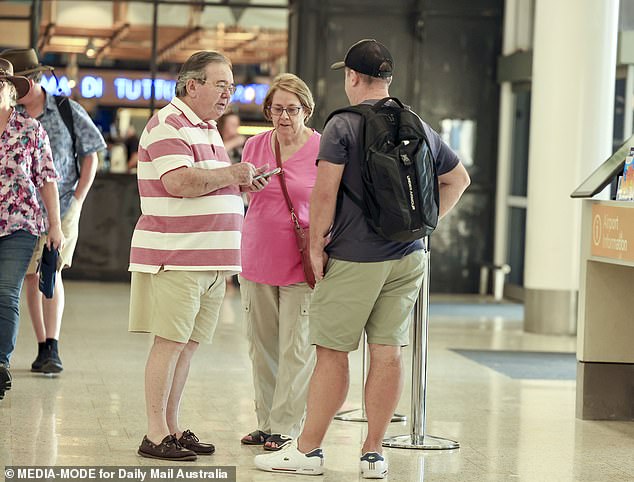 Tony and Pamela Sandoe (pictured) told Daily Mail Australia they were looking forward to bringing their daughter and granddaughter home.