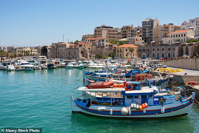 The port of Heraklion where the body of Jean Hanlon was discovered