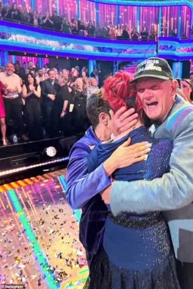 On her Instagram Story, Dianne also shared an emotional snap with her parents, Mark and Ria, as they hugged each other after her incredible win.