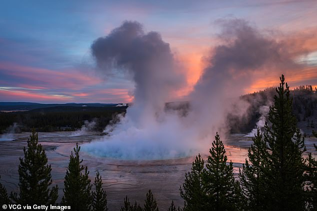 Attractions such as the Grand Prismatic Spring brought 4.5 million visitors to the park last year