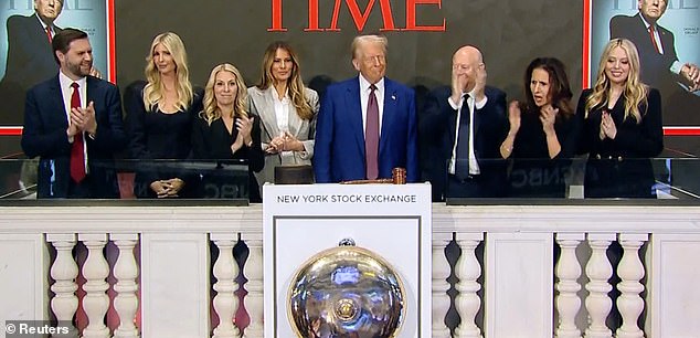 The outing came days after Ivanka made a rare public appearance with her father; she was by his side when he visited the New York Stock Exchange last Thursday.