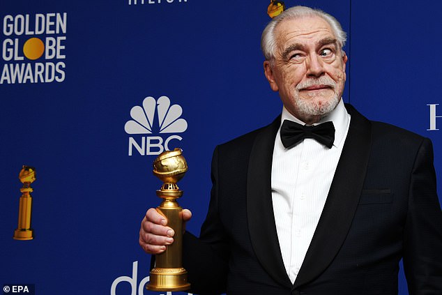 Cox, who is a classically trained Shakespearean actor, never earned an Oscar nomination, but won an Emmy for 2001's Nuremberg and a Golden Globe and two Screen Actors Guild Awards for his performance as Logan Roy in Succession (in the photo from 2020).