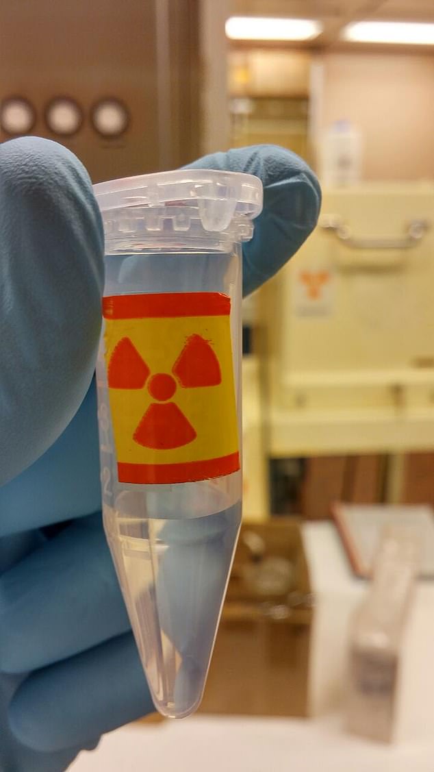 The Spanish Nuclear Safety Council (CSN) sounded the alarm last night over the transport package containing 'four radioactive sources' of 'very dangerous' category 2 Selenium-75 (stock image)