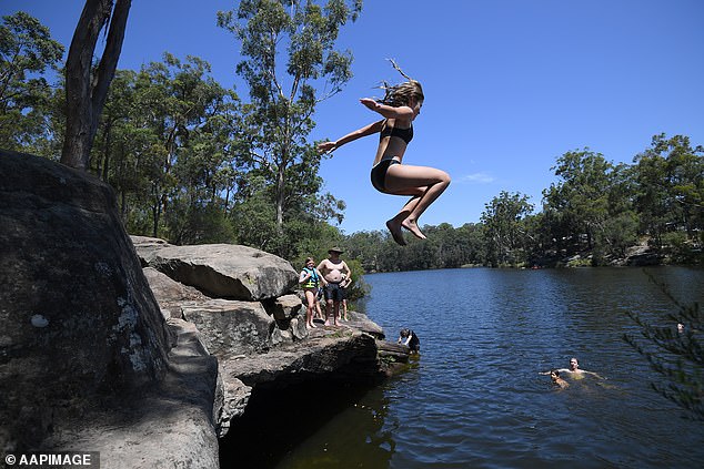 Western Sydney residents will be looking to cool off today as the mercury rises above 42C.