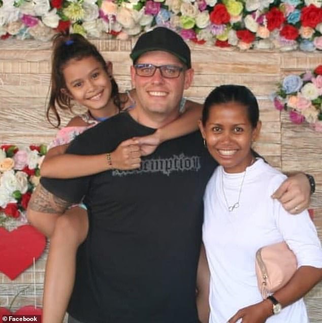 Norman married his Indonesian girlfriend of four years, Anita, in February 2016 (the couple are pictured together)