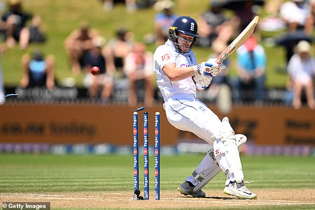 Ollie Pope was attempting a reverse shovel when England's batting collapsed once again.