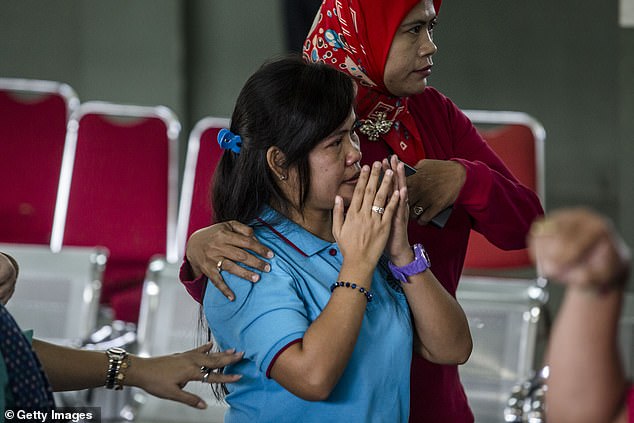 Veloso is seen in Wirogunan prison in Indonesia in 2015. She was tricked into carrying a suitcase full of drugs.