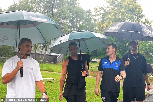 Taylan, Tyrone, Jay and Terrell return to their family home in Tragear, western Sydney.