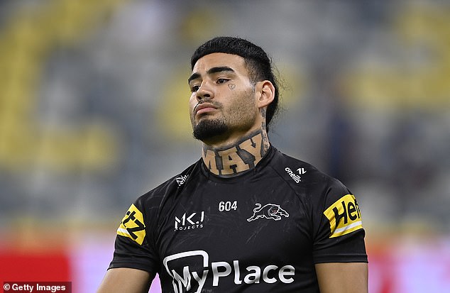 Taylan May has parted ways with the Penrith Panthers and cannot register to play for another team until his court case concludes.