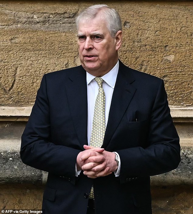 The Duke of York (pictured) has said that 