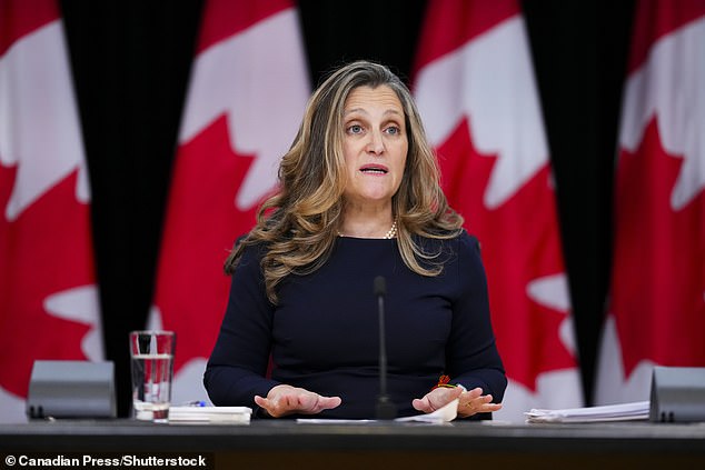 Finance Minister Chrystia Freeland sensationally resigned after clashing with Trudeau over issues including how to deal with potential US tariffs