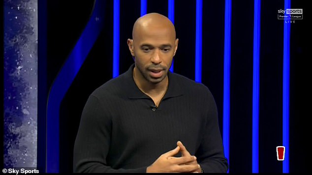 Thierry Henry evaluated the Gunners' offensive phases of play during Monday Night Football