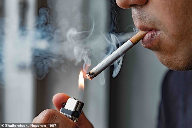 Dr. Vanessa Gordon-Dseagu said: 'It is likely that any changes in the number of new cases are partly explained by behaviour. For example, smoking increases the risk of lung cancer' (file image)