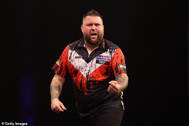 If victorious, she will face former world champion Michael Smith.