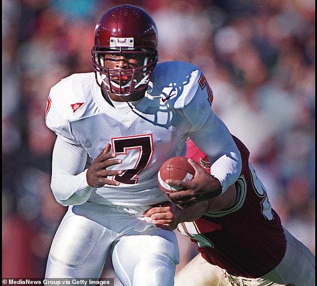 Vick led Virginia Tech to a national title game in 1999 and was picked first overall by Atlanta