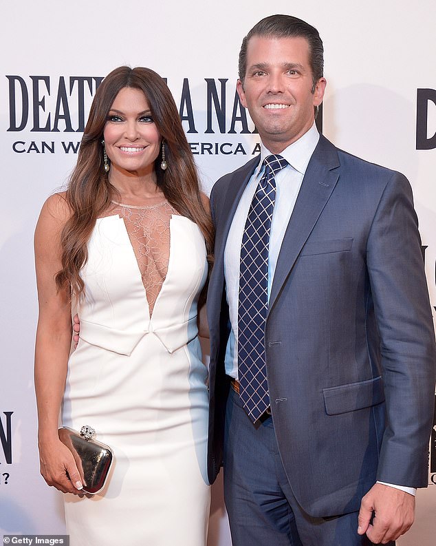 Don Jr. and Kimberly Guilfoyle have been together for years and were engaged. When images surfaced of Trump with Anderson, the two were still publicly dating but had not been seen together in weeks.