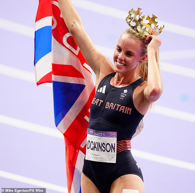 The 22-year-old won gold in the 800 meters with a sensational performance at the Paris Olympics.