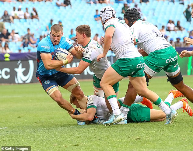 The 28-year-old full-back was helped during the first half of his club's epic Champions Cup victory over the Bulls in Pretoria.