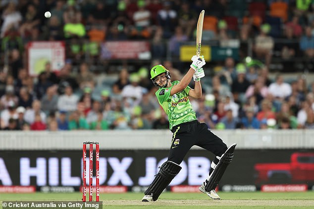 Future international Sam Konstas (pictured) stunned on his Big Bash League debut, scoring a half-century off just 20 balls.