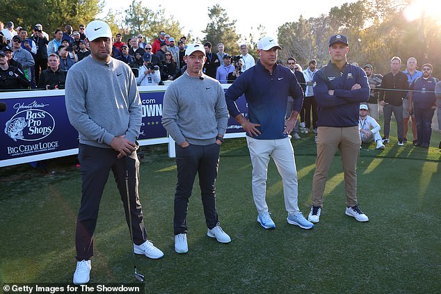 DeChambeau and Scheffler both competed in a PGA v. LIV battle: 'The Showdown'