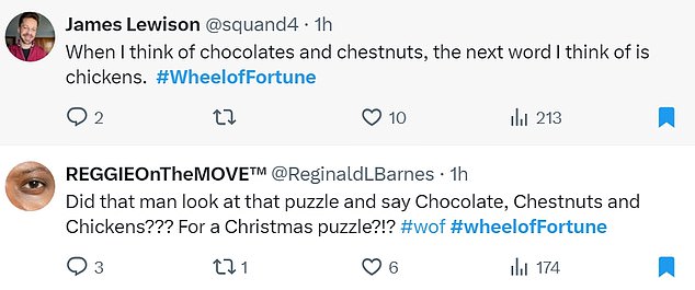 @squand4 said: 'When I think of chocolates and chestnuts, the first thing I think of is chickens. #RadvanFortuin