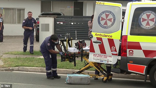 Paramedics took the three-year-old boy to a children's hospital in Randwick, where he remains in a critical condition.