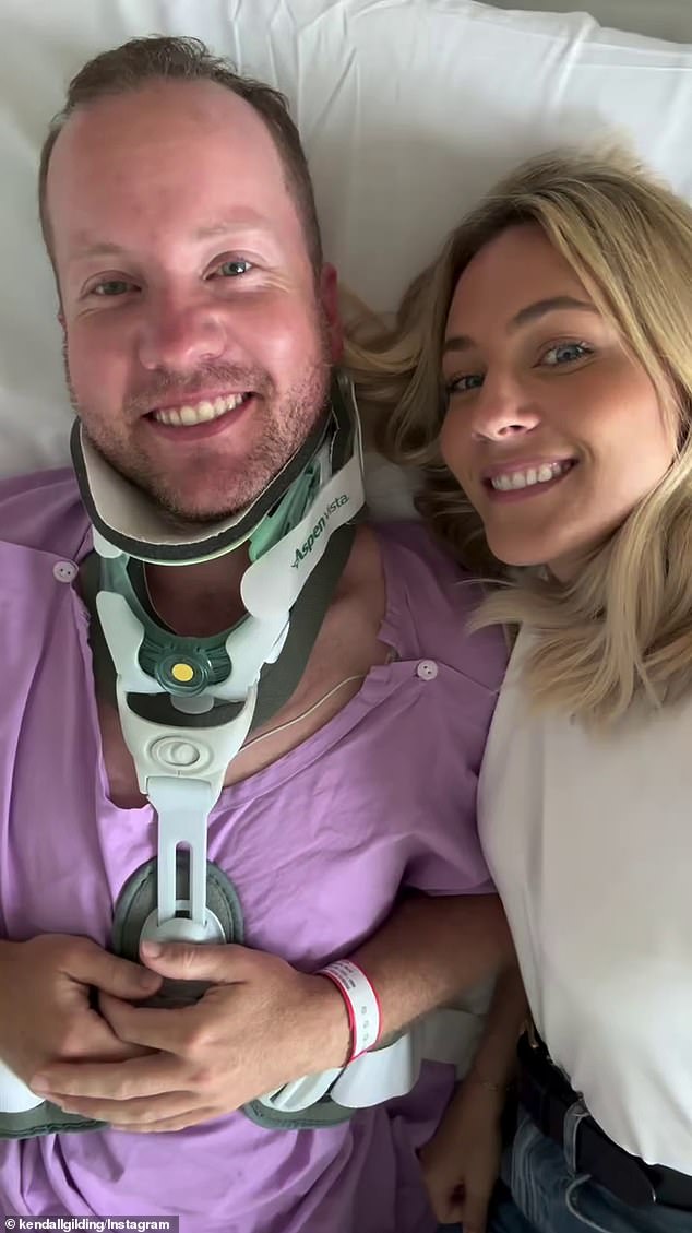 Now, Kendall has provided an update on her husband's health as she took to TikTok to detail her struggles during Tim's hospitalization and share that she will be able to walk again.