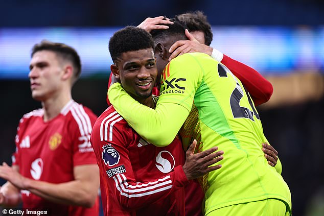 Man United did not appear to miss any of the players as Amad Diallo rose to the occasion to help the team secure three points against city rivals City.