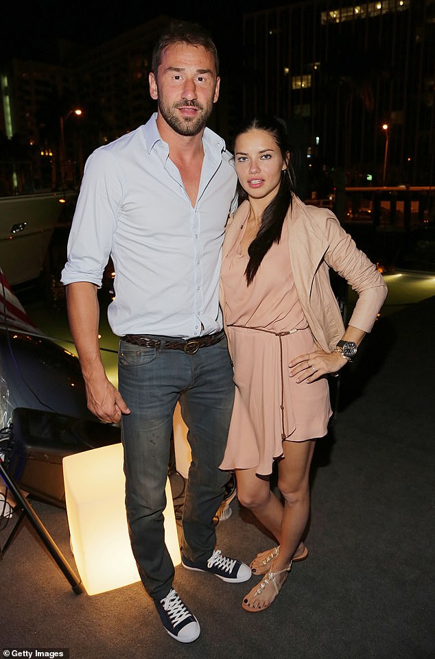 Adriana already shares two daughters, Valentina, 12, and Sienna, 9, with her ex-husband and Serbian basketball player Marko Jaric (pictured together in 2014).