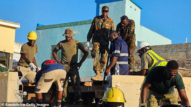 Special forces remain on the ground searching for survivors.