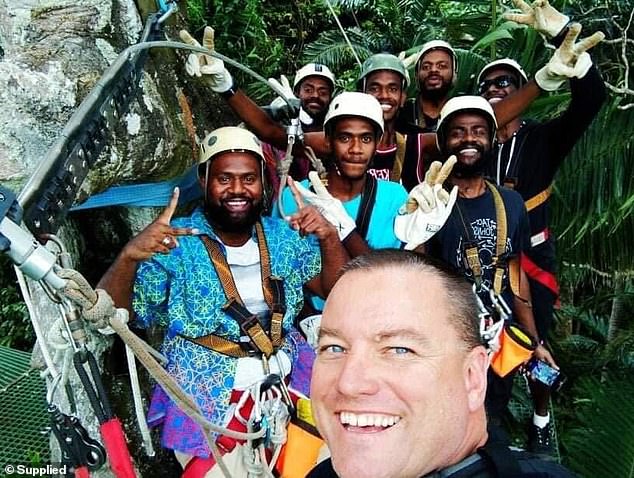 Thompson moved to Vanuatu a year ago to open a zipline tourism business.