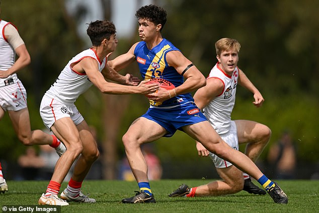 The young football star was selected for the Geelong Cats during the 2024 National Draft as the 69th pick.