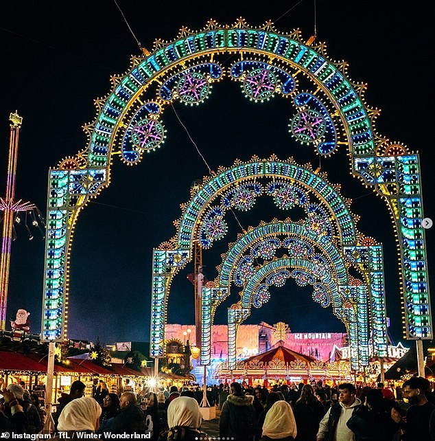 Seasonal jingles, mulled wine and tasty German baked goods aren't the only things Brits associate with Christmas markets. Increasingly, it's the infuriating shoulder rubs, overly long lines and overpriced hot chocolates. Pictured: Winter wonderland