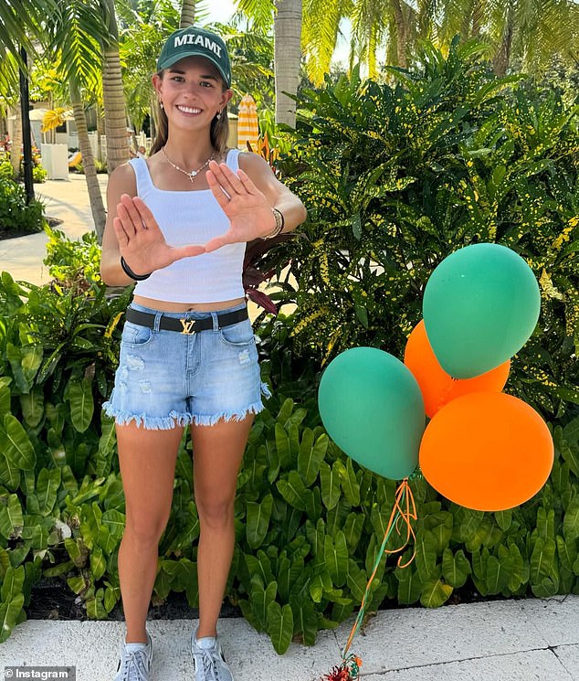 In 2026, high school junior Kai will attend the University of Miami to play golf and begin her freshman year of college