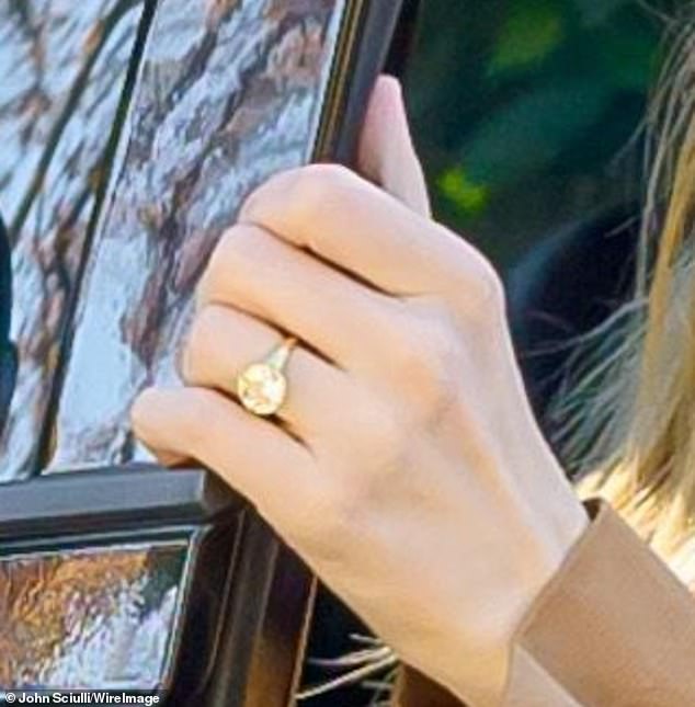 The Tell Me Lies executive producer made sure to show off the large diamond engagement ring she accepted from her stunning fiancé Cody John on July 16.