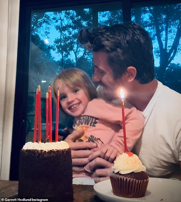 On December 27, Roberts and his dad Garrett Hedlund (right, pictured on September 4) will celebrate the fourth birthday of their son Rhodes Robert Hedlund (left).