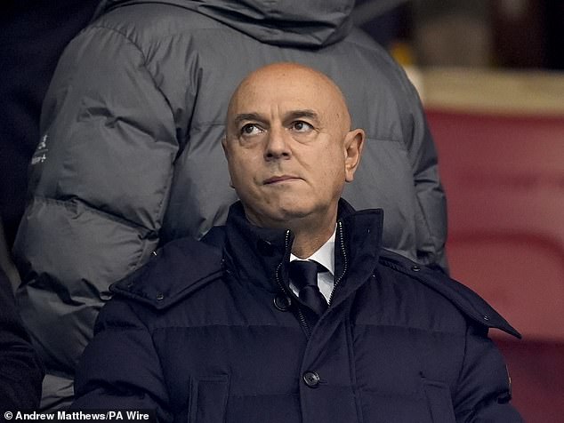 President Daniel Levy knows he must win something and end Tottenham's trophy drought