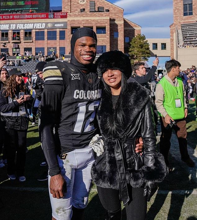 Lenee cheered on Hunter throughout his collegiate career. The couple got engaged in February